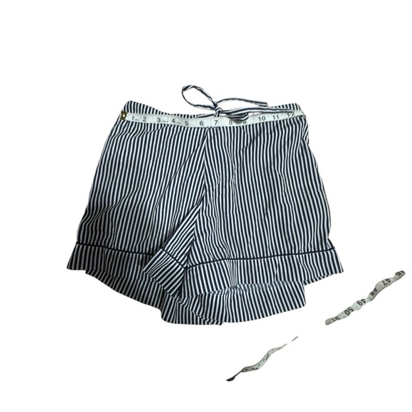 Isaac Mizrahi sleepwear striped button down pj 2 pc set small p29 - Picture 6 of 8